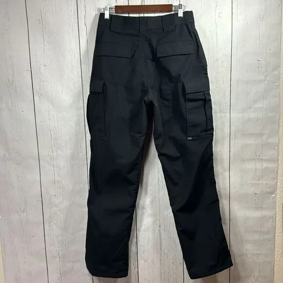 5.11 Tactical Mens Black Cargo Outdoor Hiking Pockets Preppy Pants - Picture 9 of 16